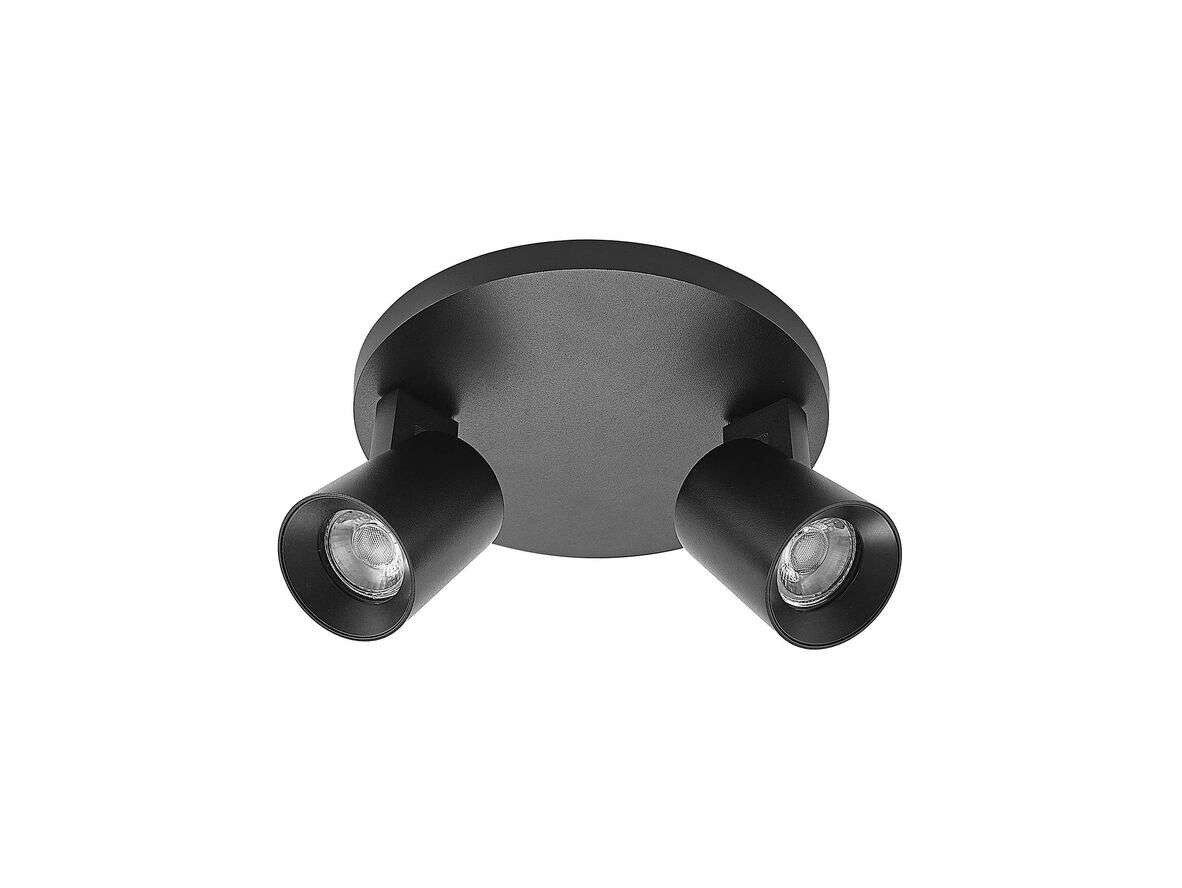 Arcchio – Iavo 2 Round Plafond Black