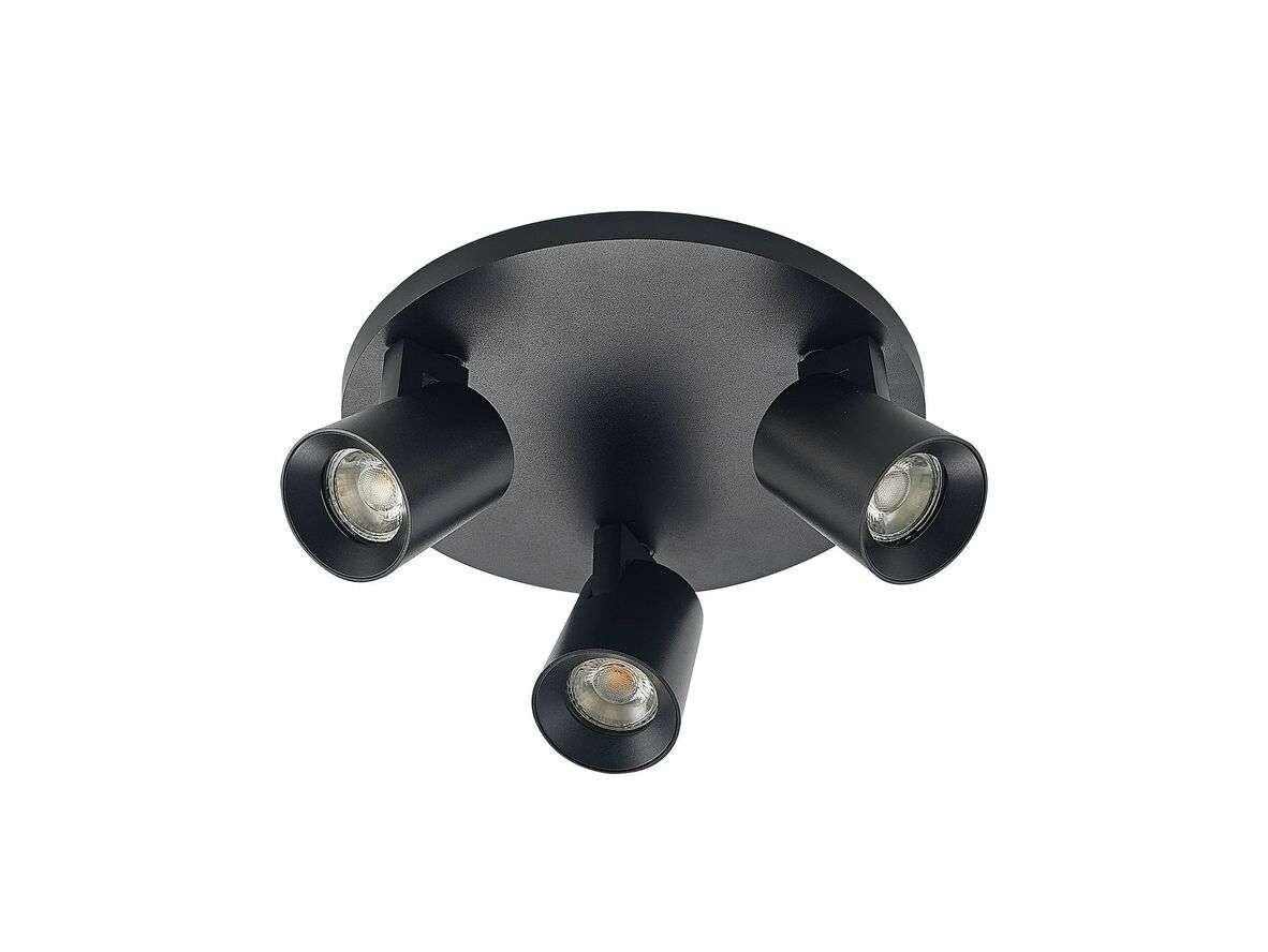 Arcchio – Iavo 3 Round Plafond Black