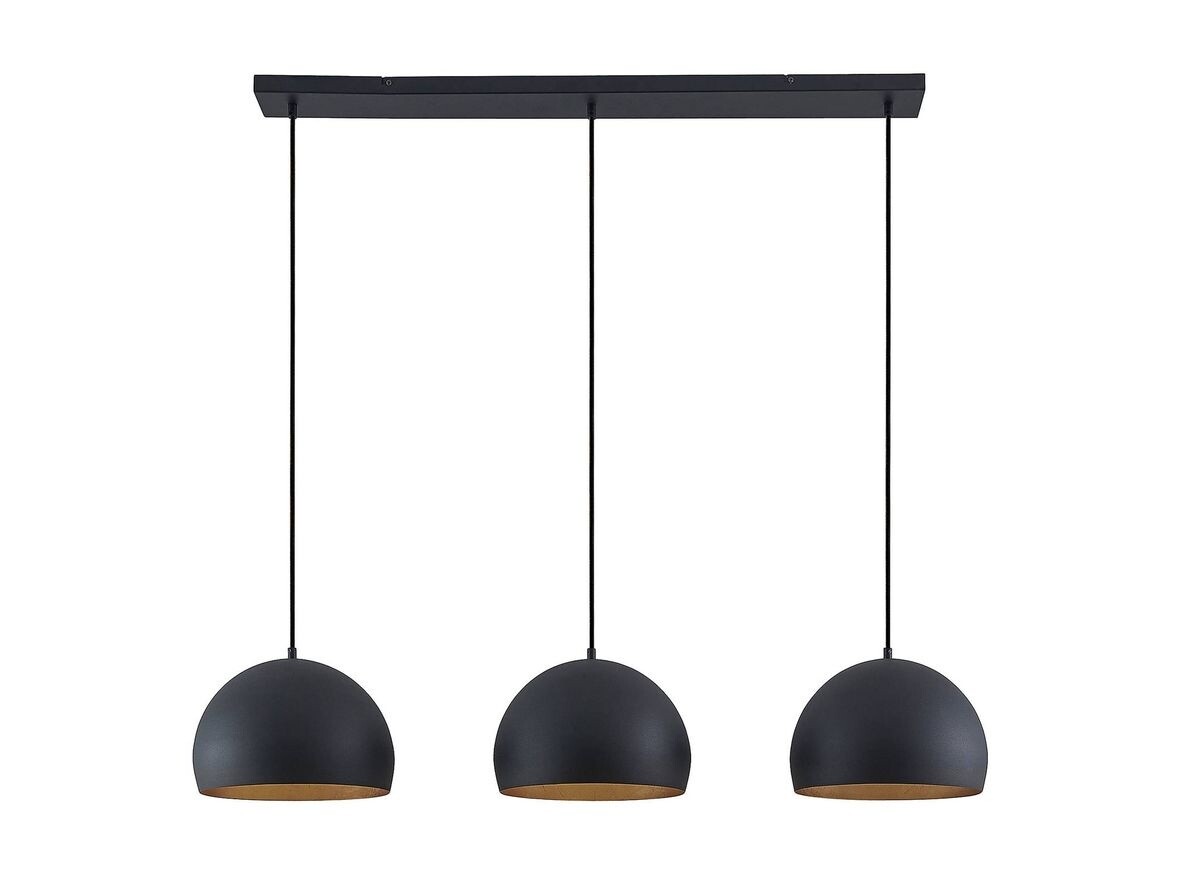 Lindby - Tarjei Pendelleuchte L120 Black/Gold