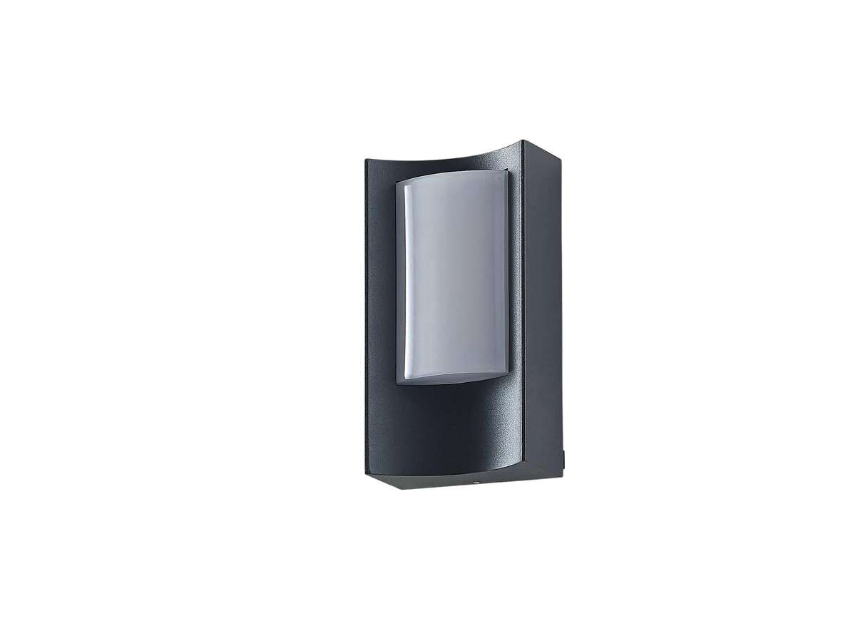 Lindby – Olega LED Utomhus Vägglampa Dark Grey Lindby