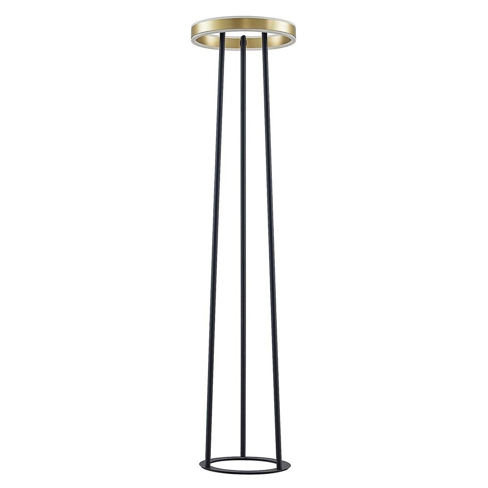 Lucande – Seppe LED Golvlampa Ø30 Brass