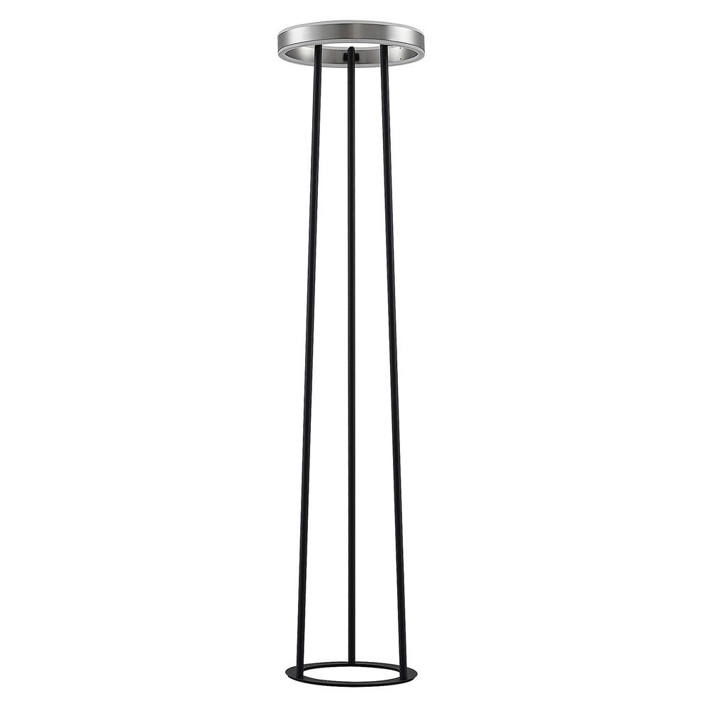 Lucande – Seppe LED Golvlampa Ø30 Nickel