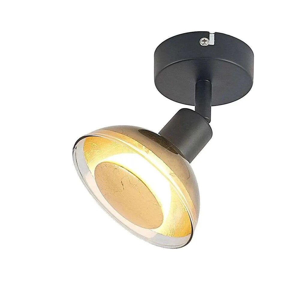 Lindby – Erin Vägglampa Black/Gold