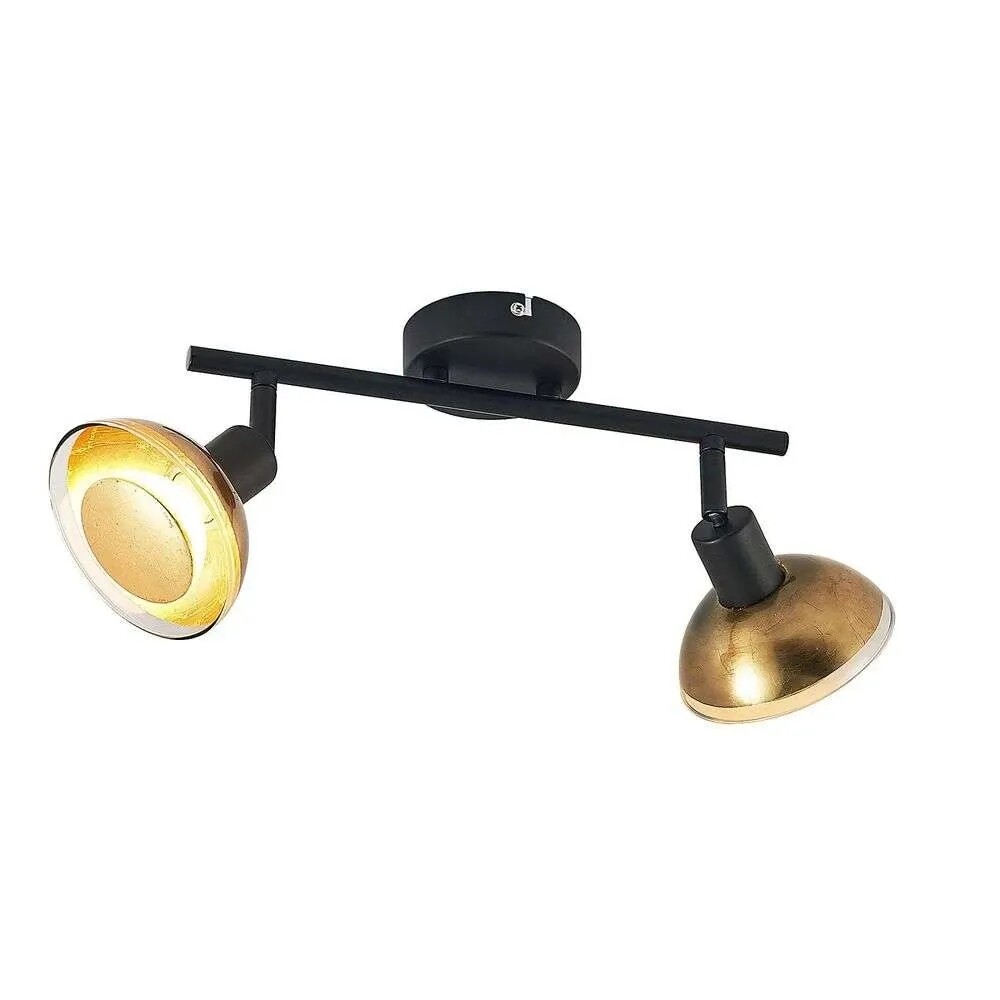 Lindby – Erin 2 Plafond Black/Gold