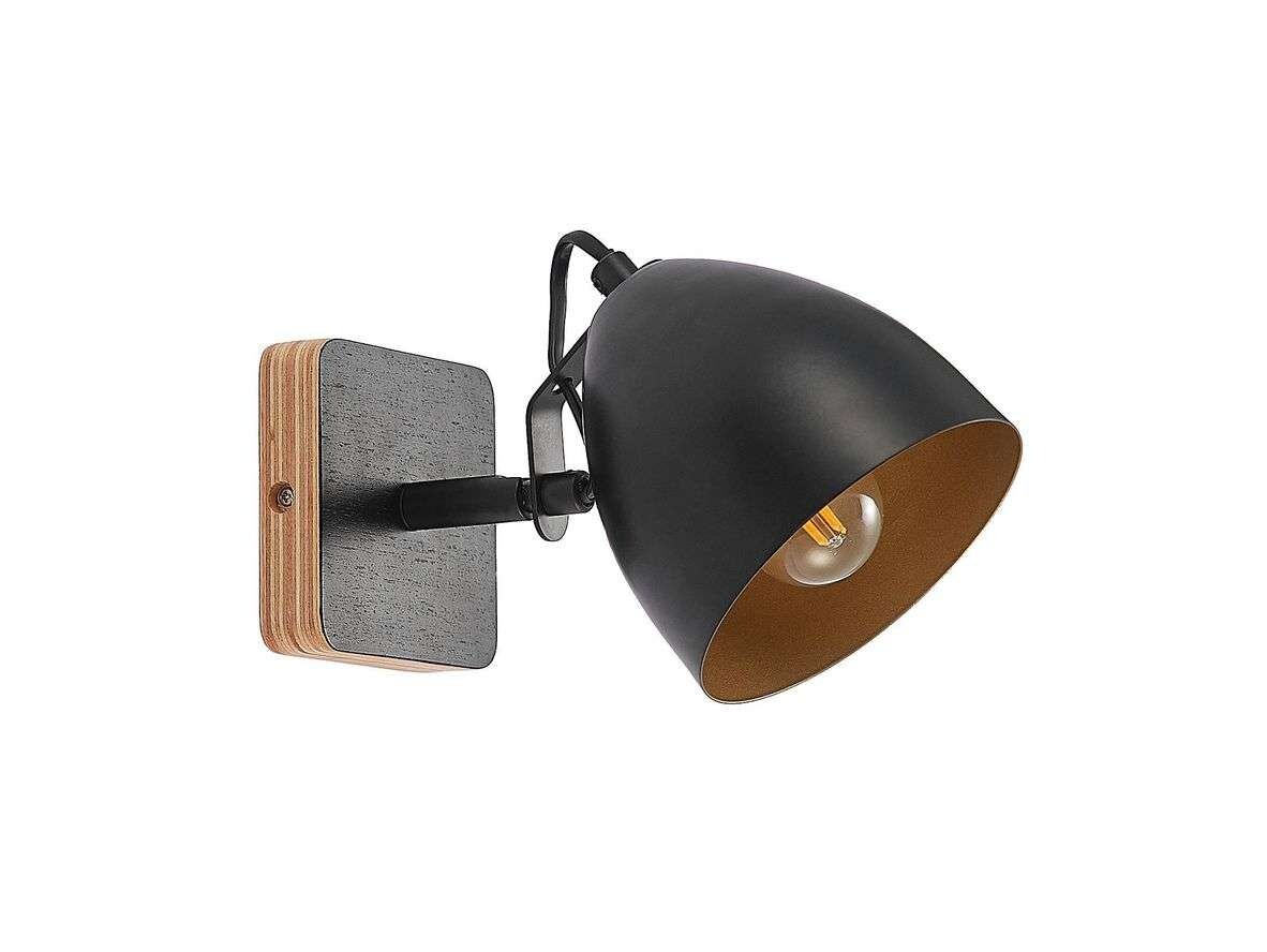 Lindby – Colton Vägglampa Black/Gold