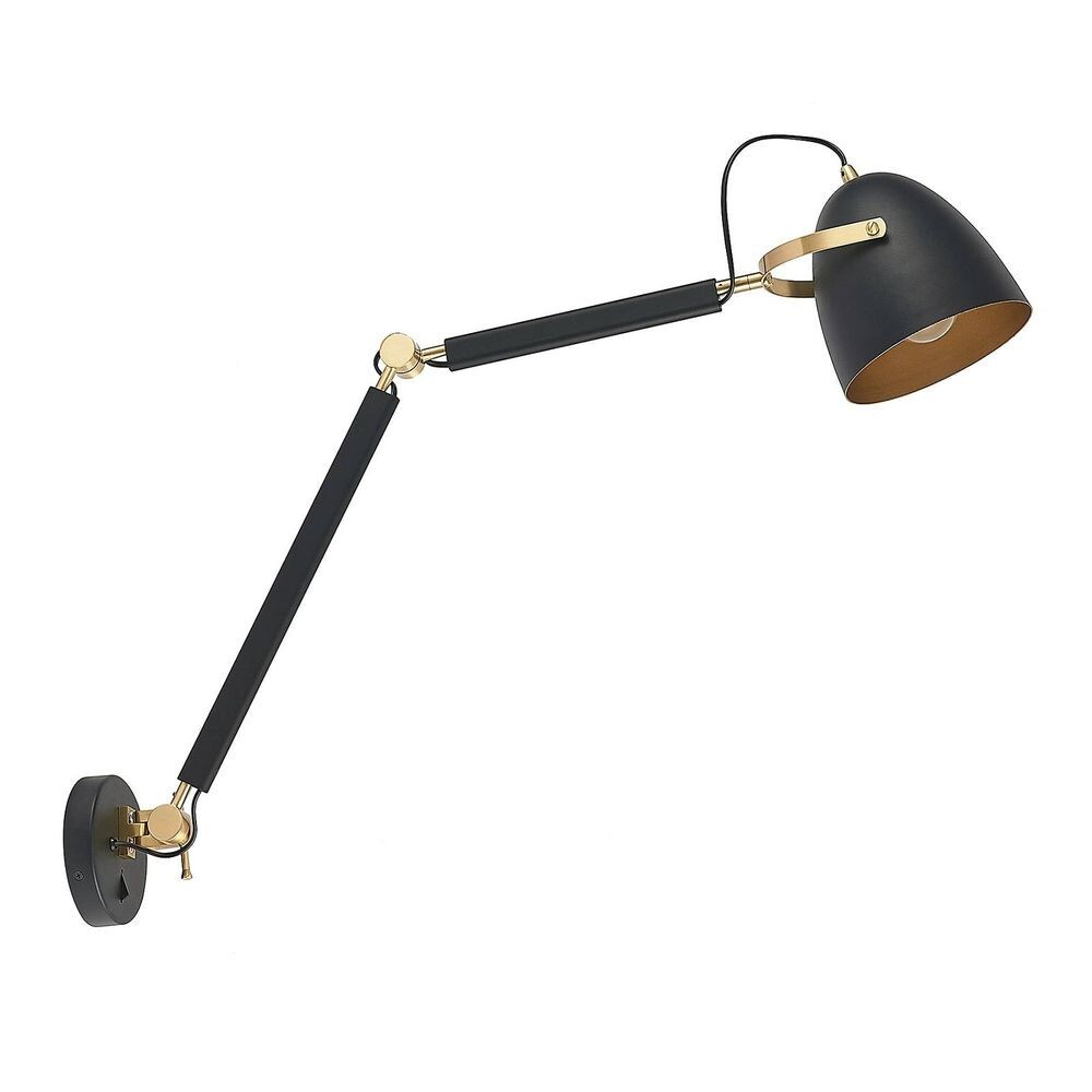 Lucande – Nordin Vägglampa Black/Gold