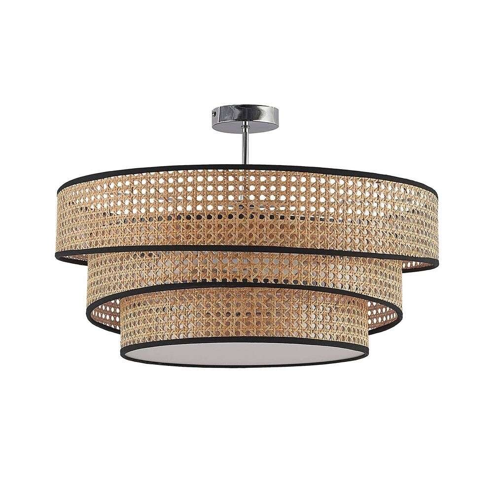 Lucande – Elowen Plafond Rattan Lucande