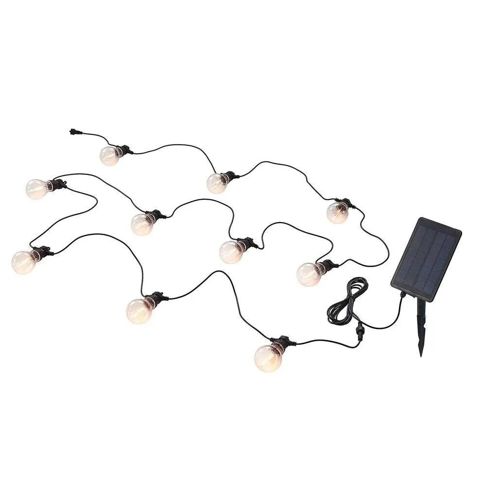 Lindby – Jalte Solcelle Lampa Black