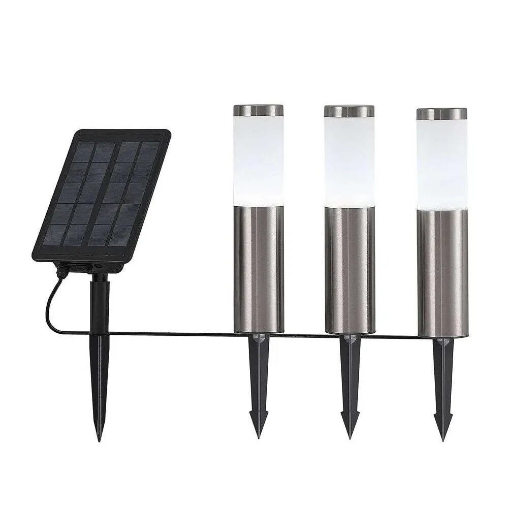 Lindby – Lexiane Solcelle Lampa Steel