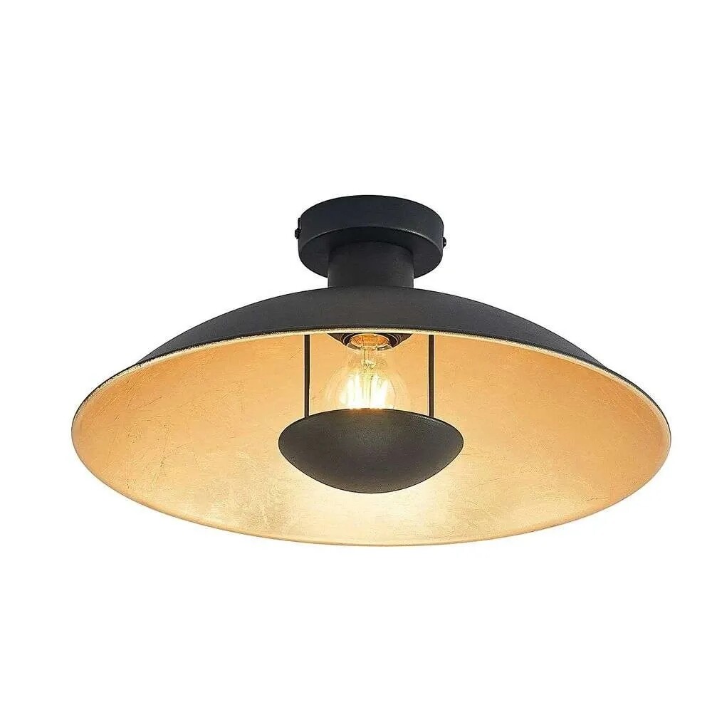 Lindby – Narisara Plafond Ø40 Black/Gold