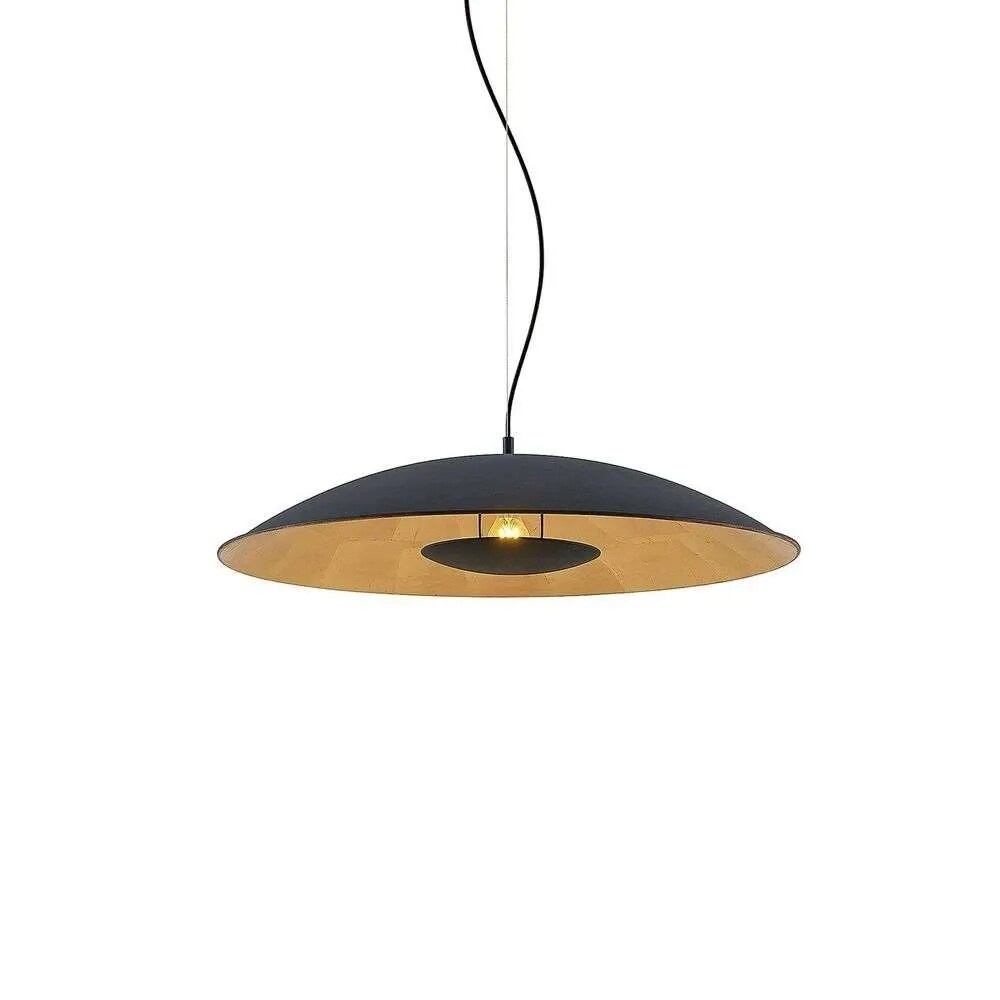 Lindby – Narisara Taklampa Ø80 Black/Gold