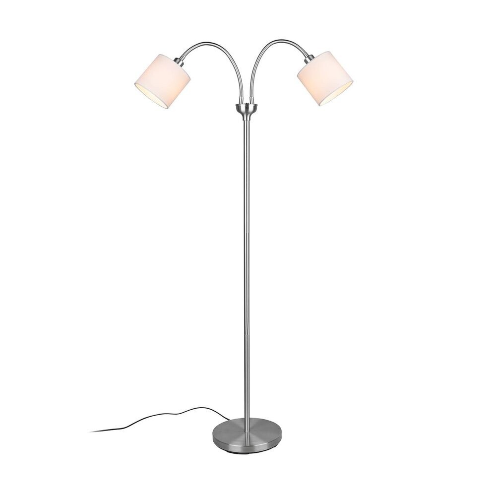 Lindby – Kyden 2 Golvlampa White/Nickel Lindby