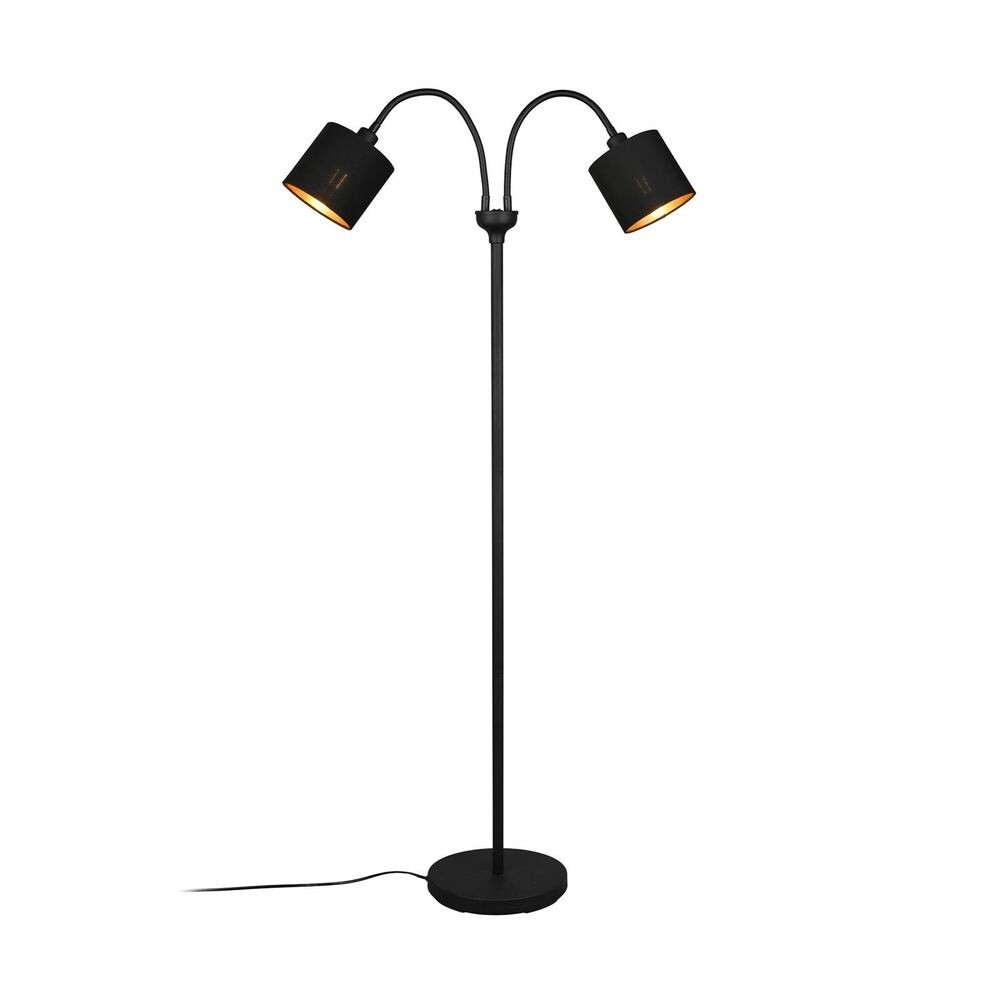 Lindby – Kyden 2 Golvlampa Black/Gold Lindby