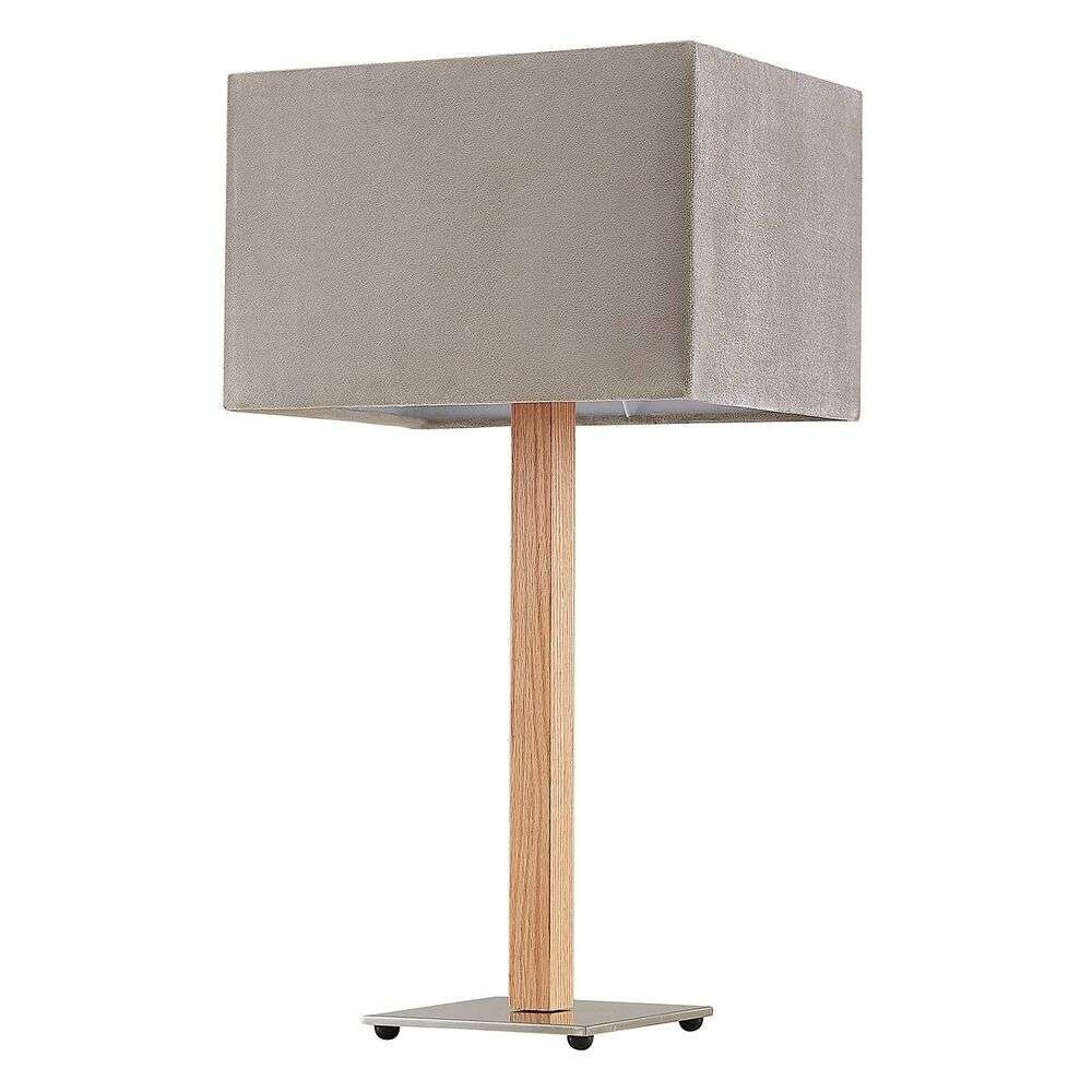 Lucande – Heily Square Bordlampe Grey