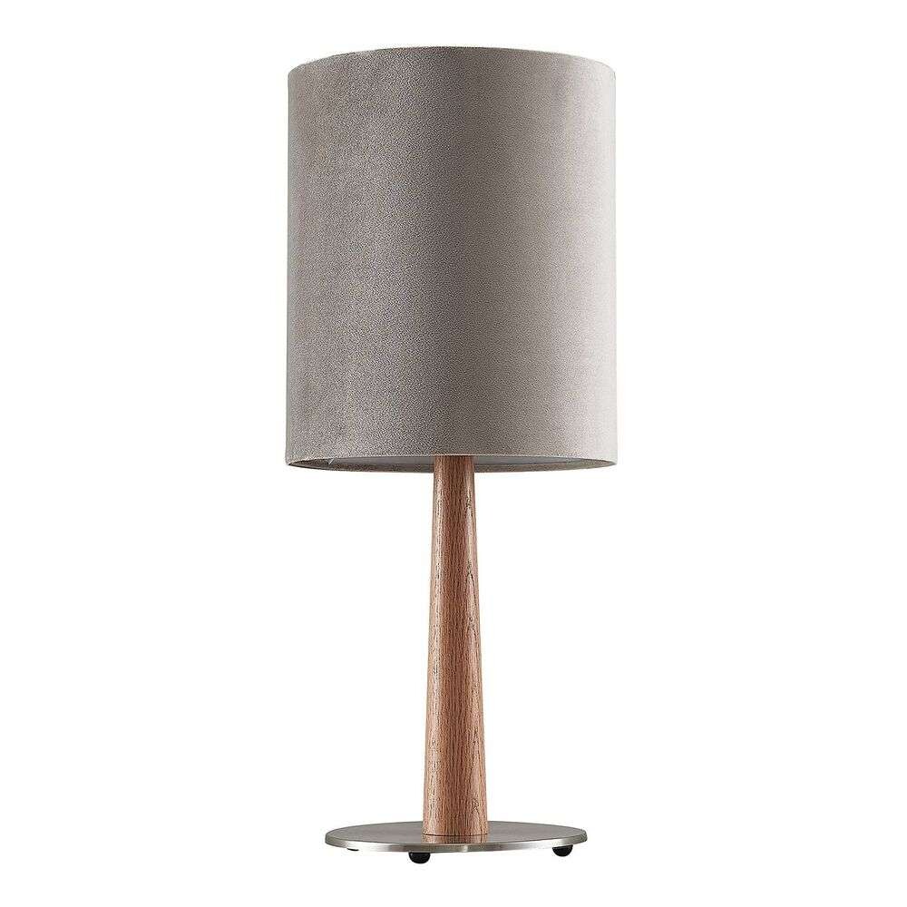 lucande - heily cylinder high lampe de table grey