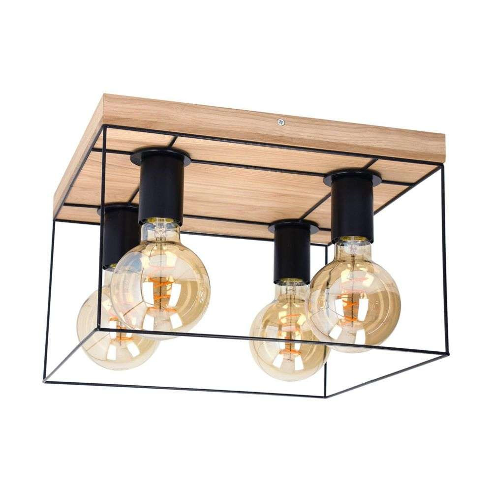 Envolight Gretter 4 Loftlampe Wood/Black