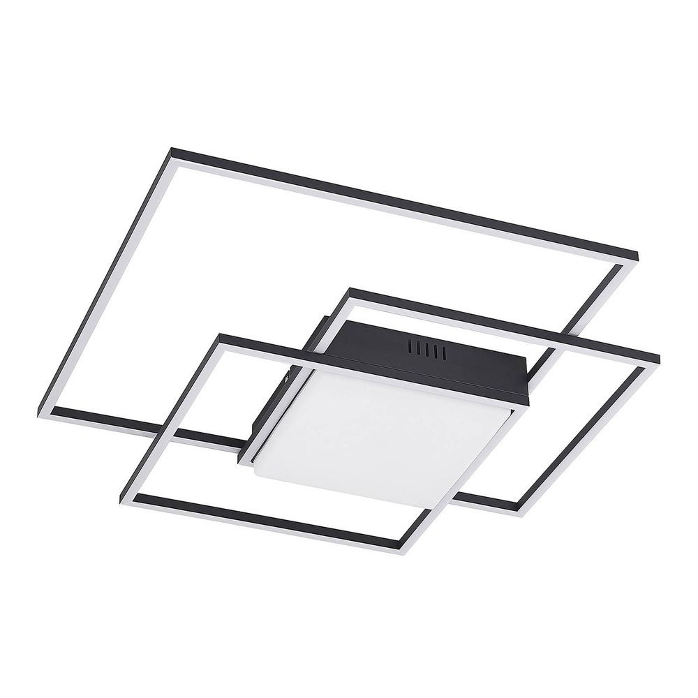 Lindby – Nelinka LED Plafond Black