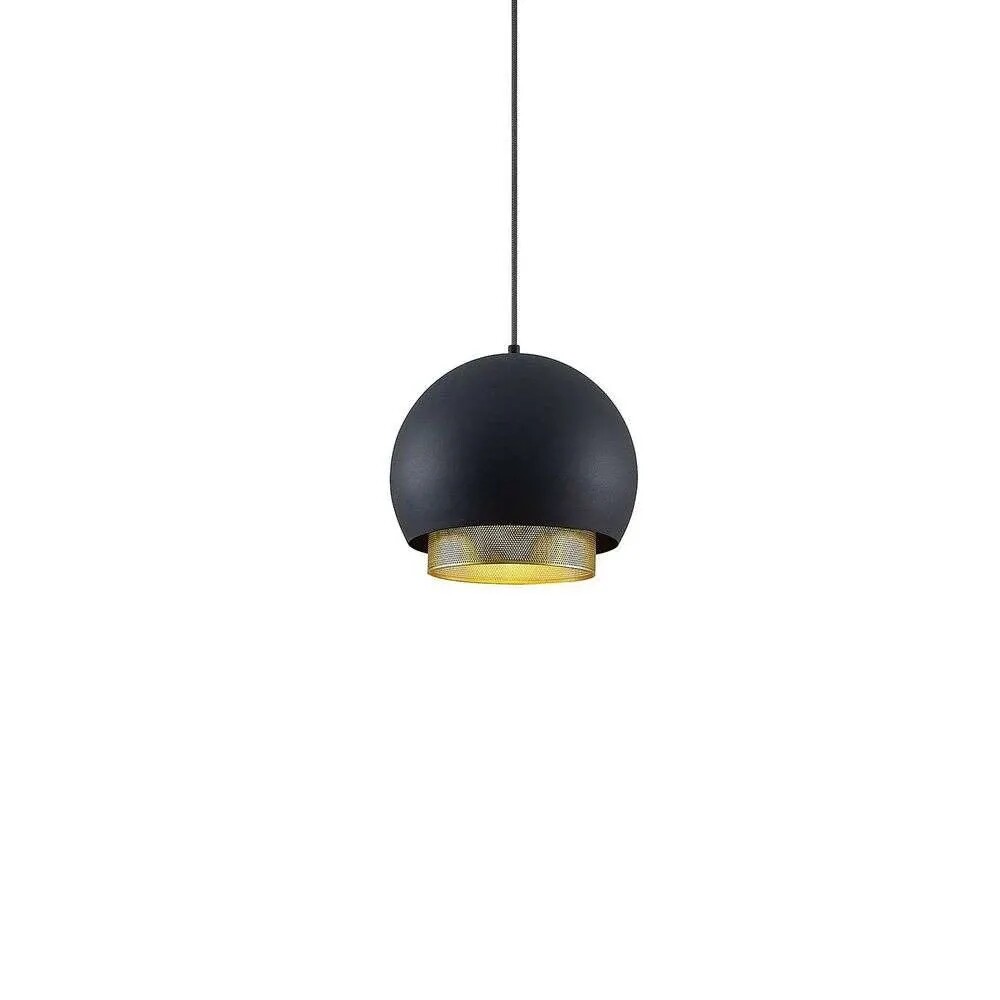 Lucande – Sivaniel Taklampa Ø30 Black/Gold