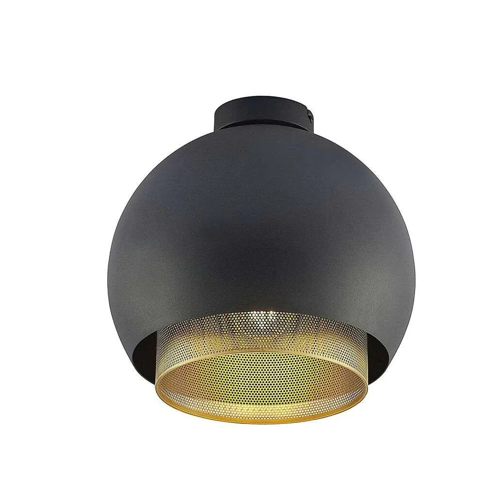 Lucande – Sivaniel Plafond Black/Gold Lucande