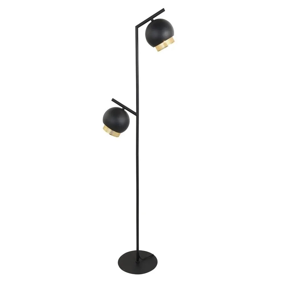 Lucande Sivaniel Gulvlampe Black/Gold