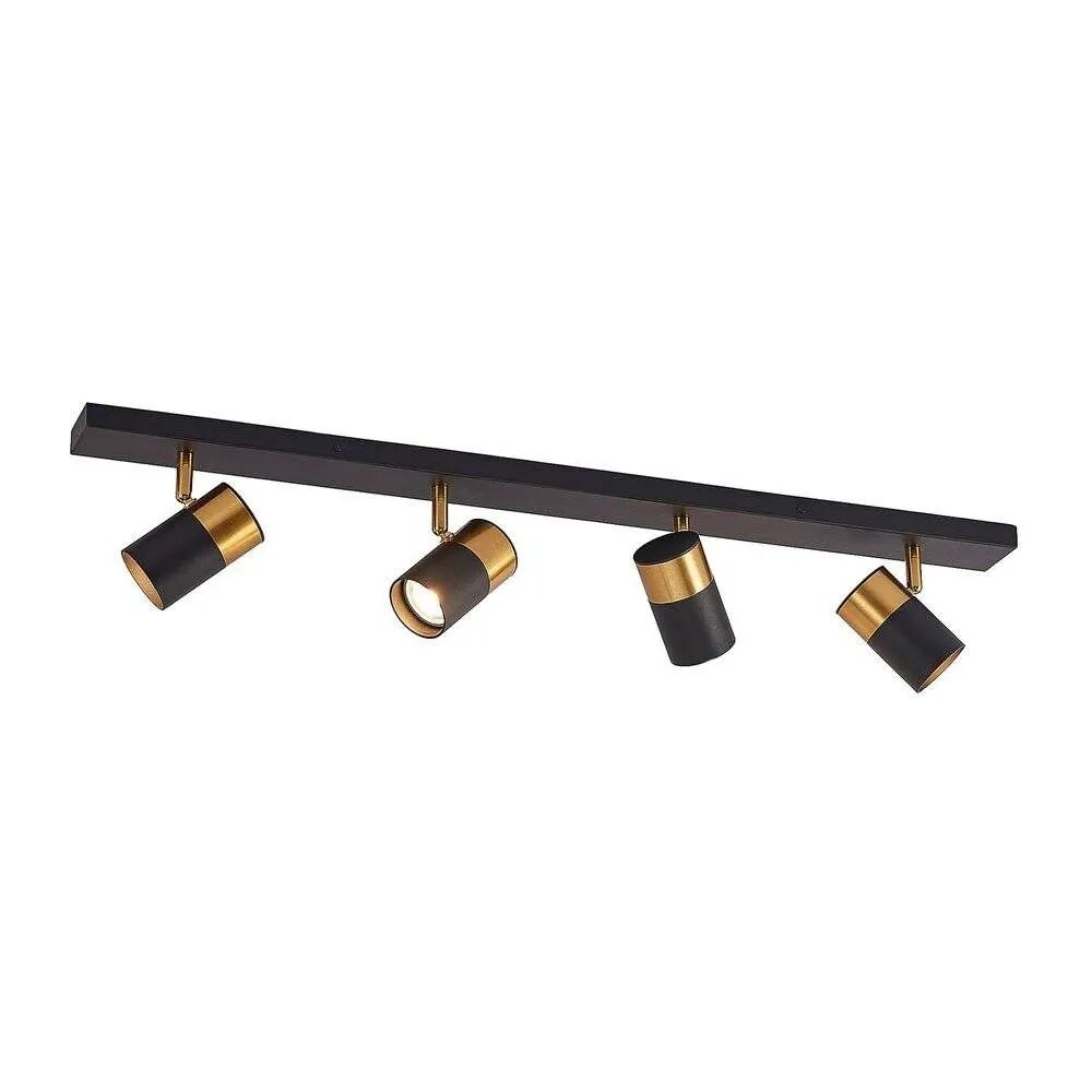 Arcchio Evaro 4 Loftlampe Gold/Black