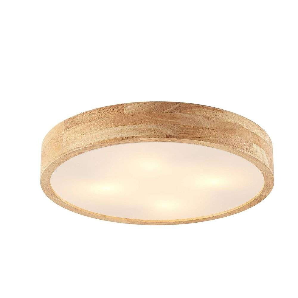 Lindby – Tanju Plafond Ø50 Wood/White