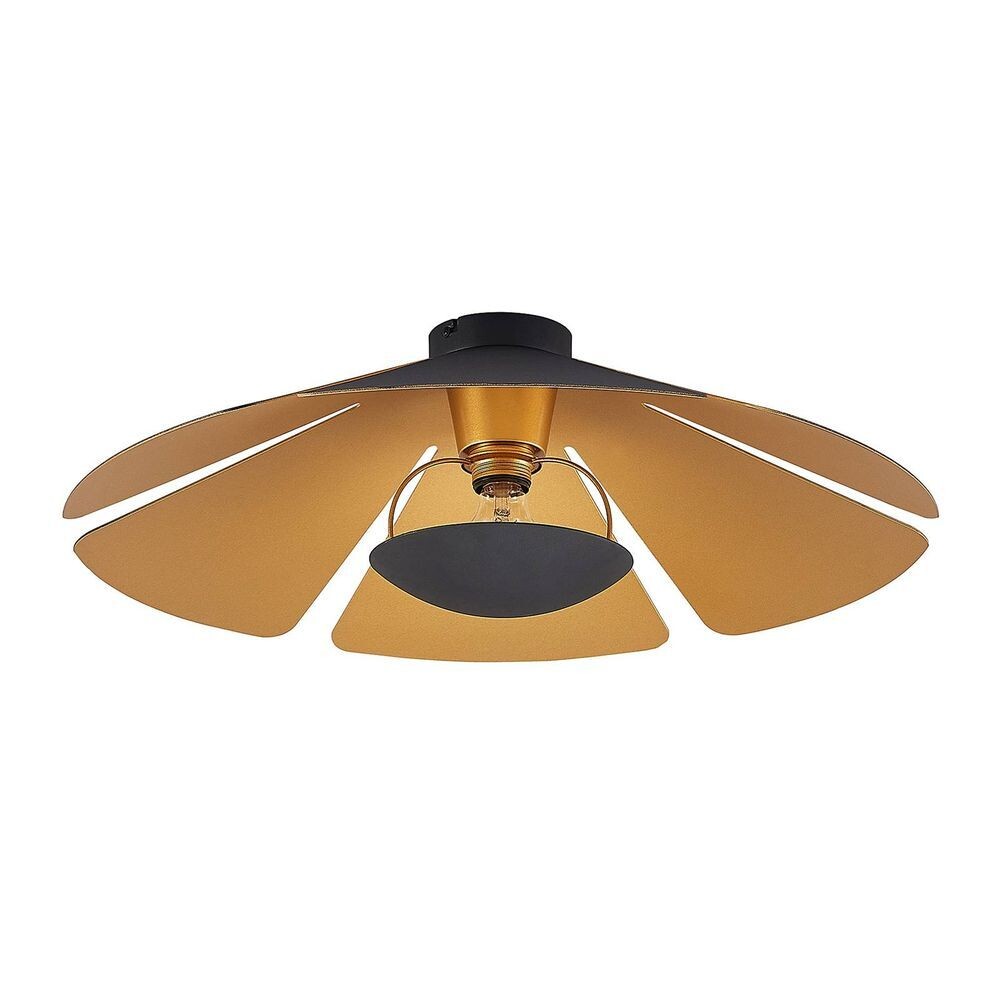 Lucande – Jemmily Plafond Black/Gold Lucande