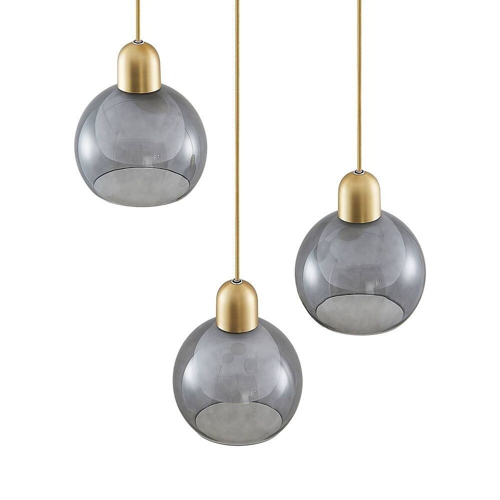 Lucande – Mylah Cluster Pendel Ø18 Brass