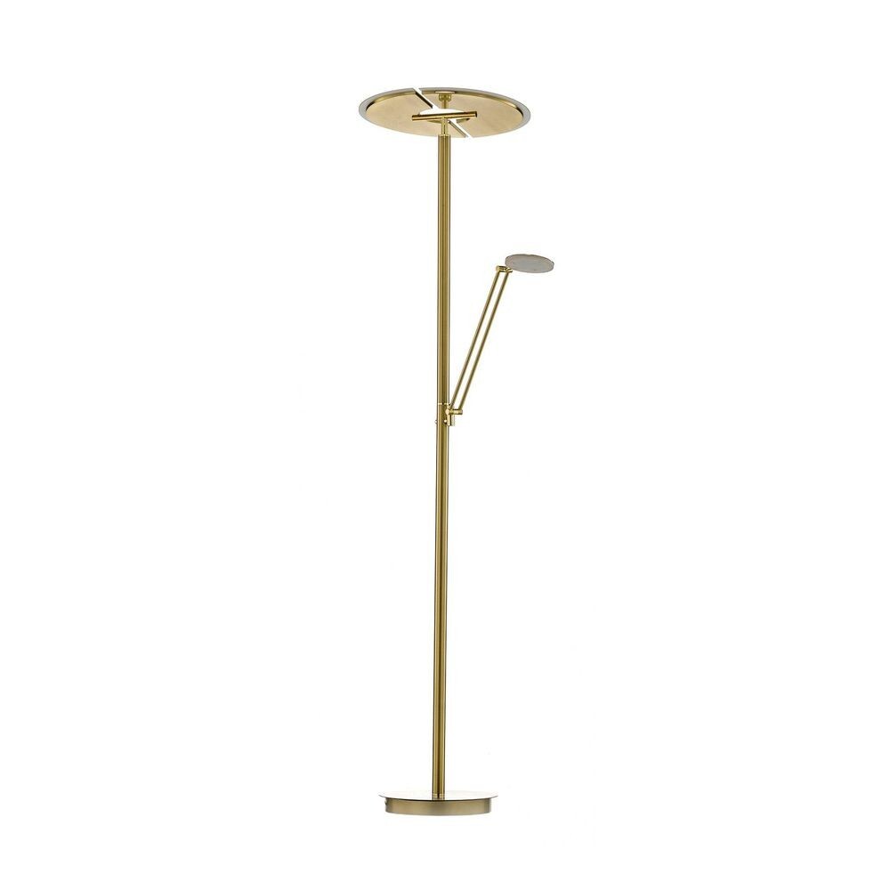 Lucande – Kohen LED Read Gulvlampe Brass