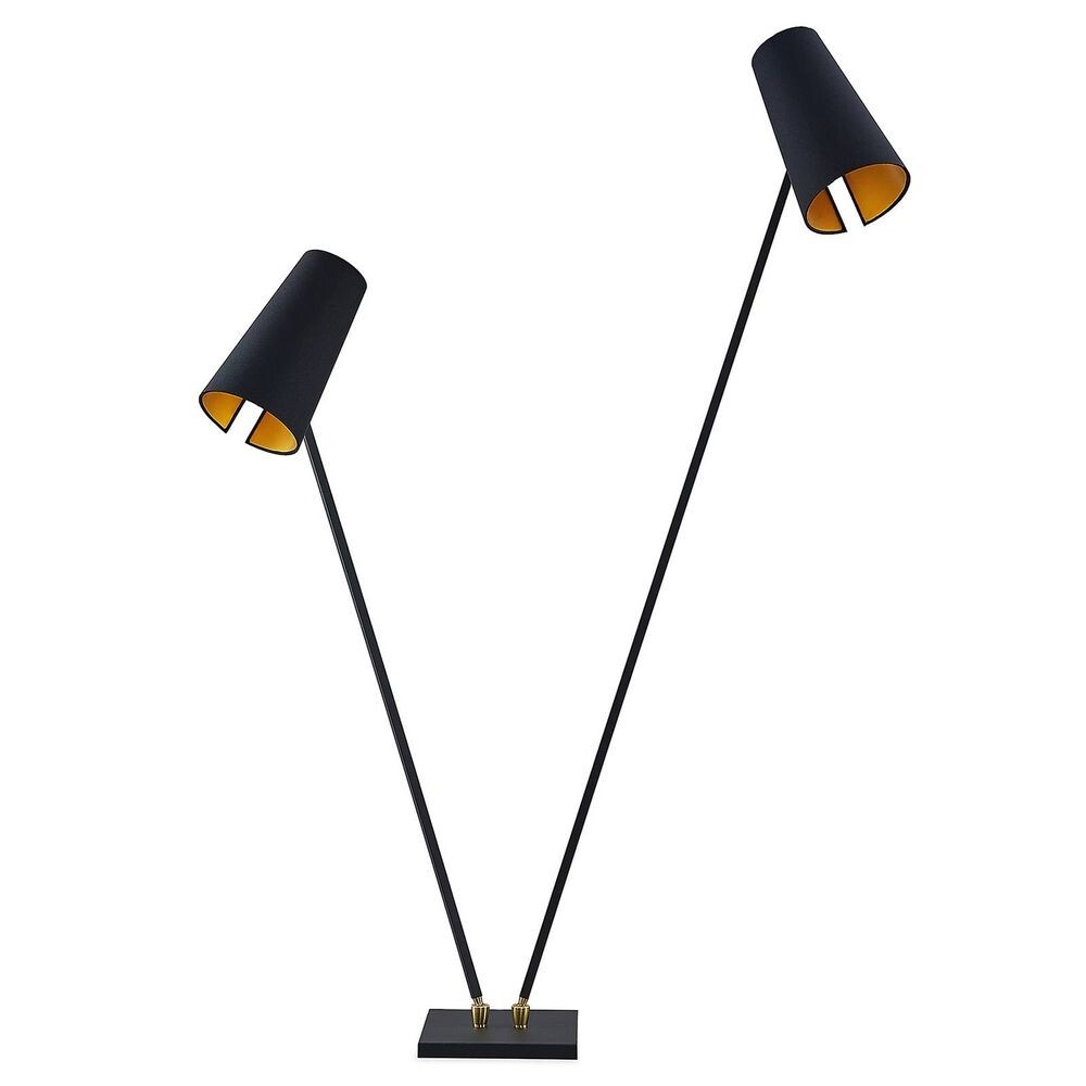 Lucande – Kemoni Gulvlampe Black/Gold