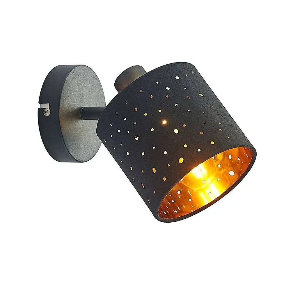 Lindby Darima 1 Loftlampe Black/Gold