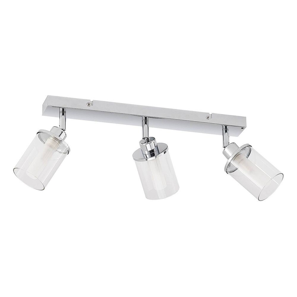 Lindby – Vinza 3 Plafond Chrome/Clear Lindby