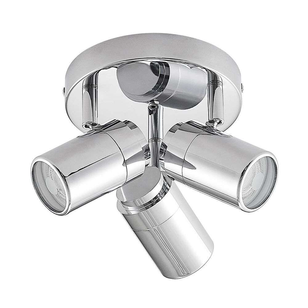 Lindby – Remilan 3 Round Loftlampe Chrome Lindby