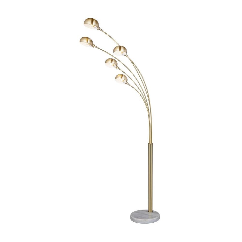 Lindby – Sarinio Gulvlampe Brass/Marble