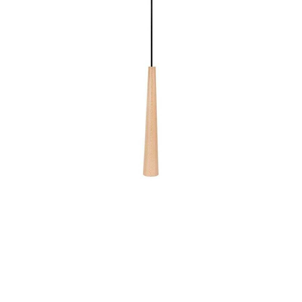 Envolight Wooden Round Cone Pendel Wood/Black