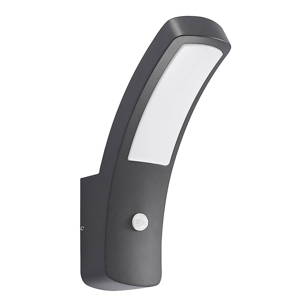 Lindby – Moshe Utomhus Vägglampa w/Sensor Dark Grey