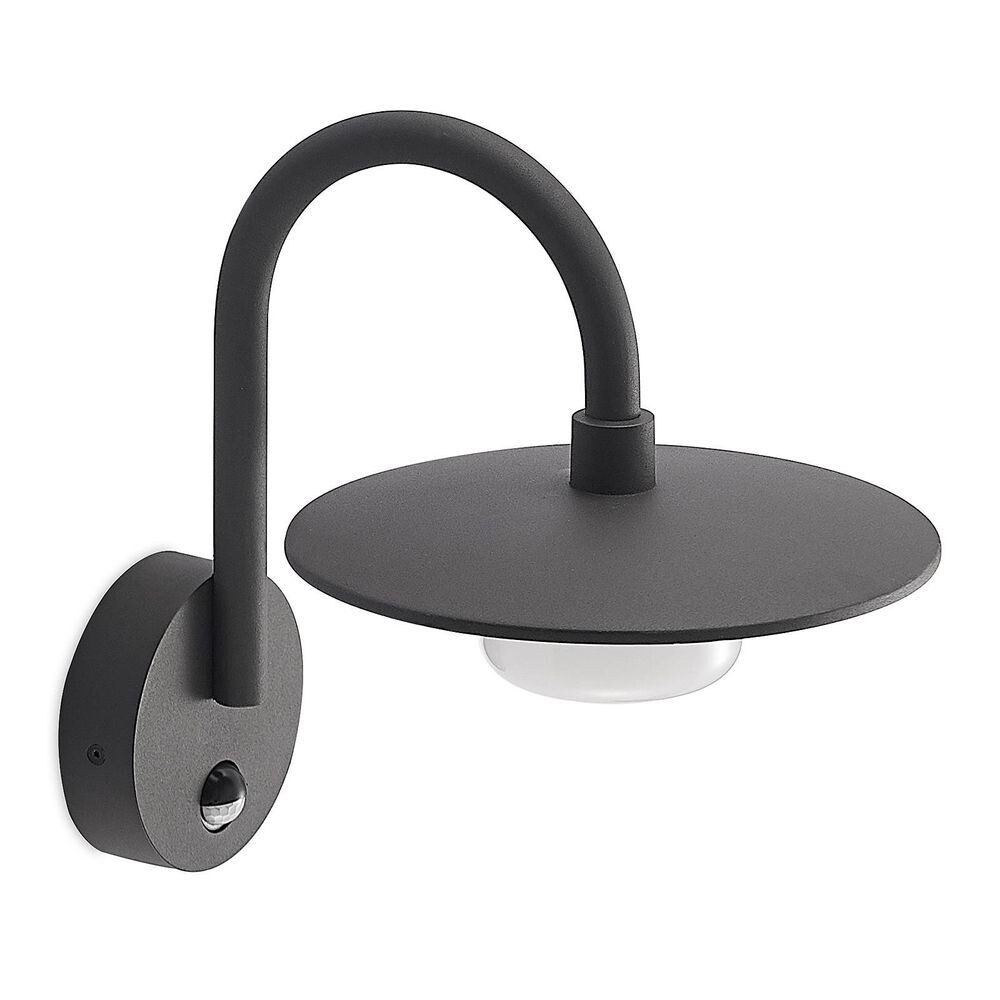 Lucande – Zamalino Utomhus Vägglampa w/Sensor Dark Grey