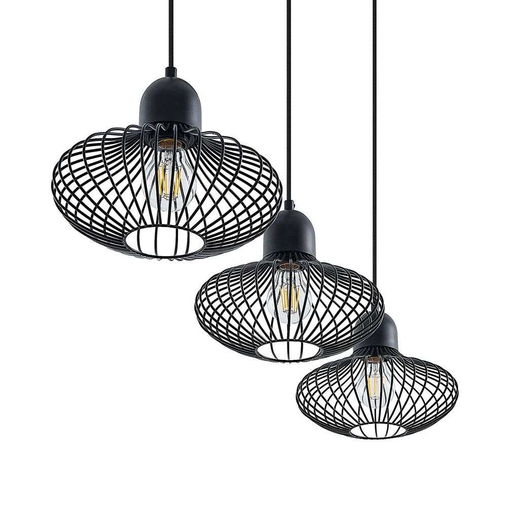 Lindby – Justinos 3 Taklampa Black