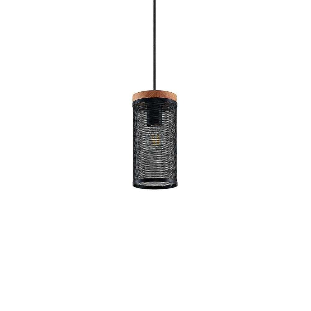 Lindby – Kiriya Taklampa Black/Wood