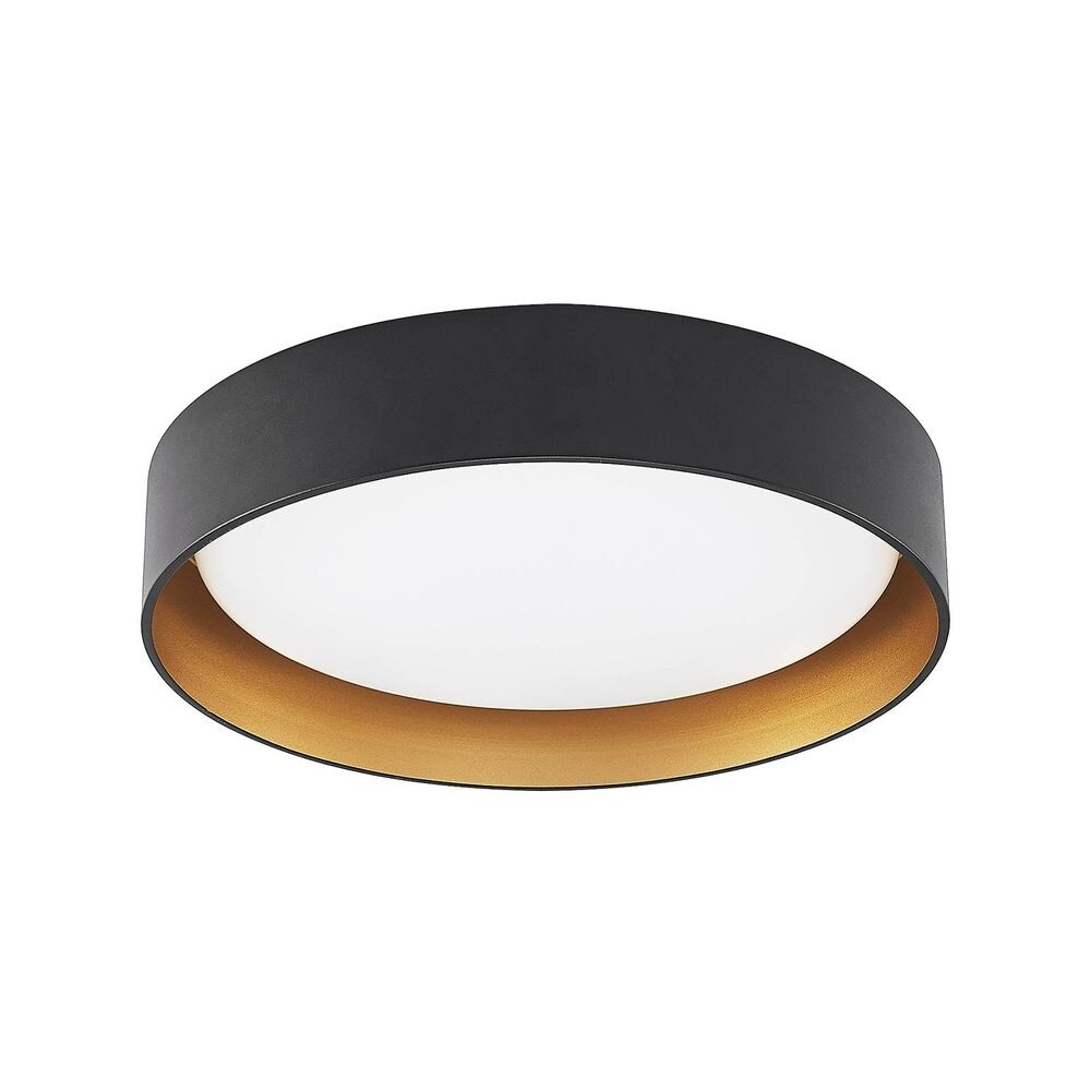 Lindby – Gracjan Plafond Black/Gold