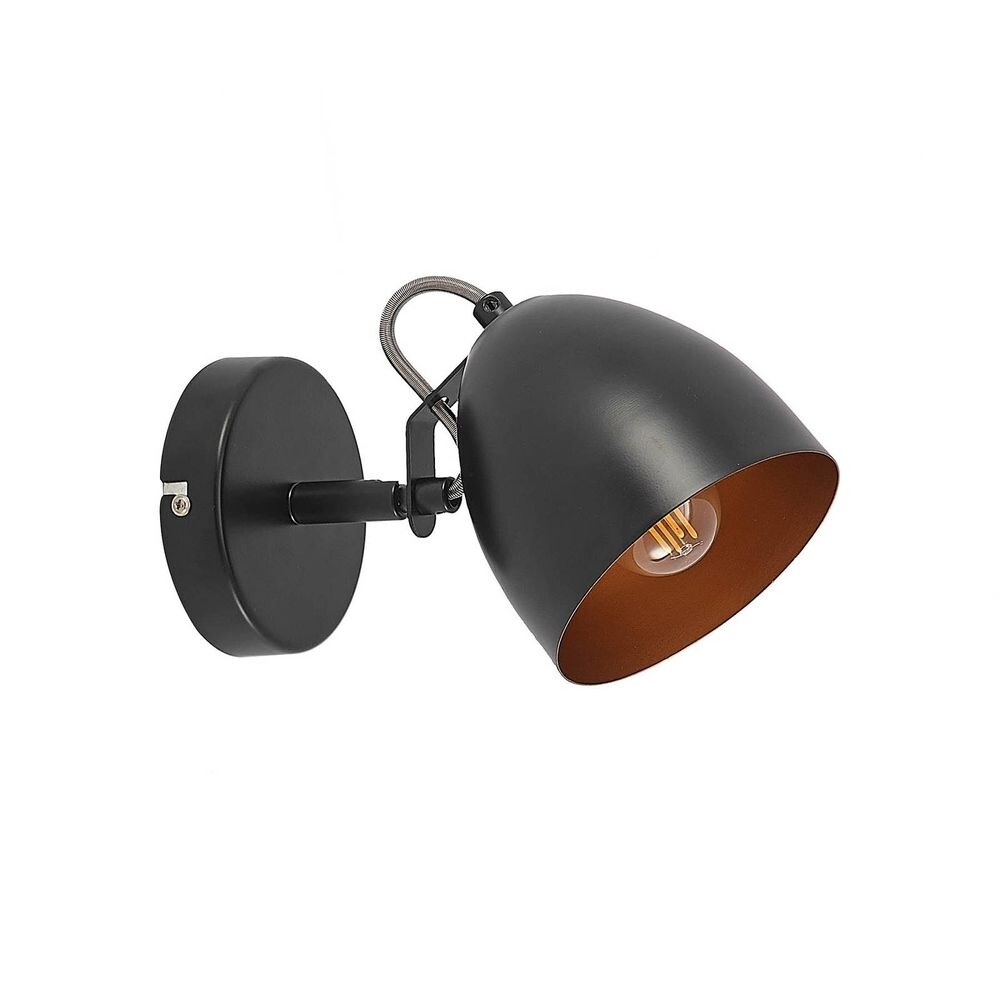 Lindby – Fintja Vägglampa Hardwired Black/Gold