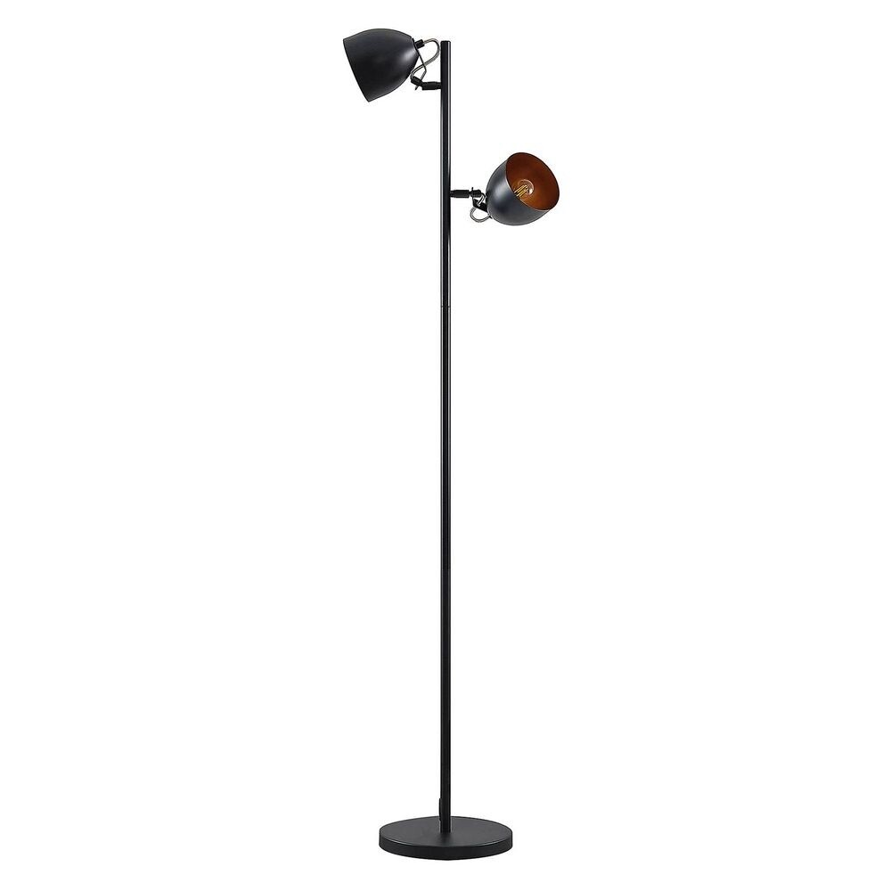 Lindby – Fintja 2 Gulvlampe Black/Gold