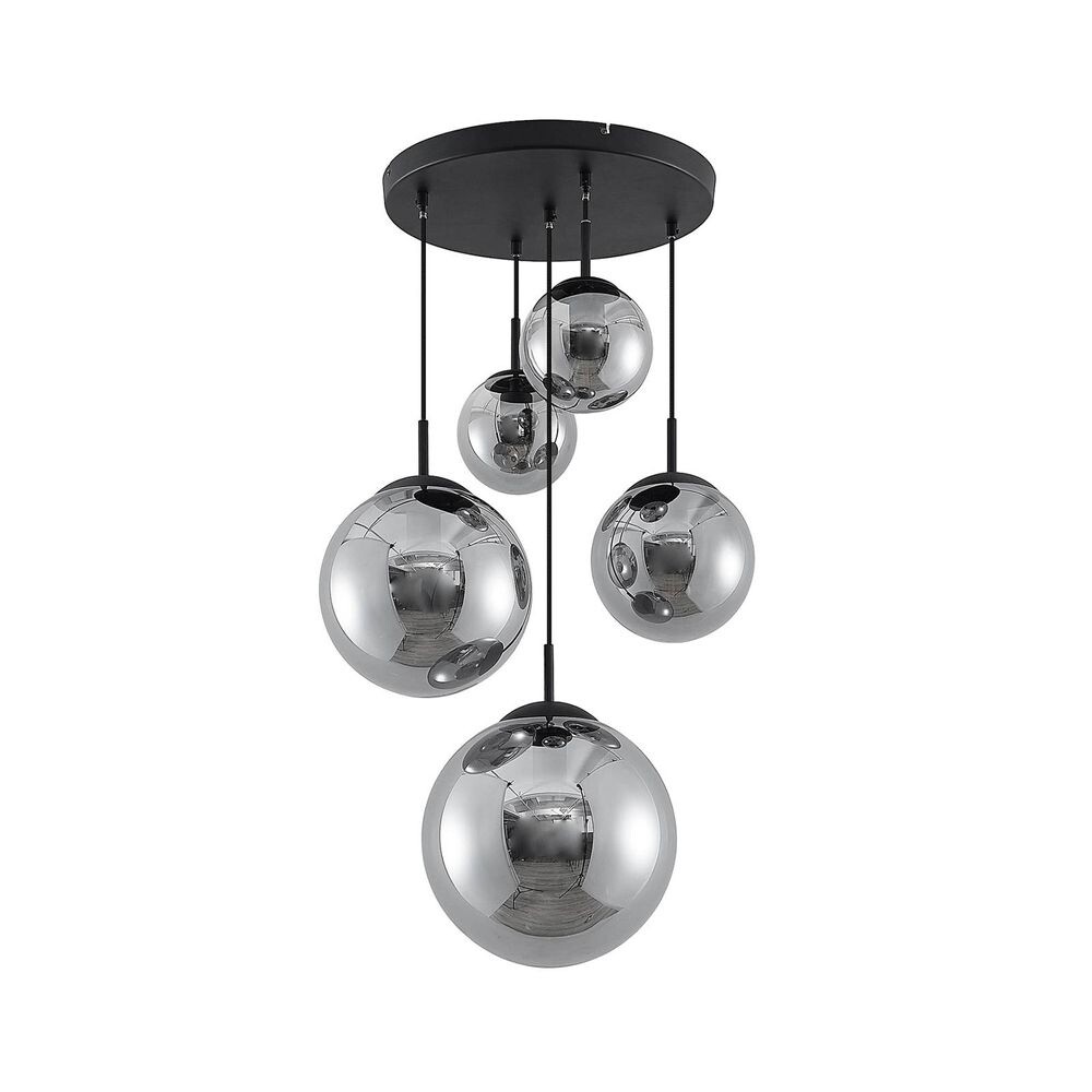 Lindby – Teeja 5 Cluster Taklampa Smoke