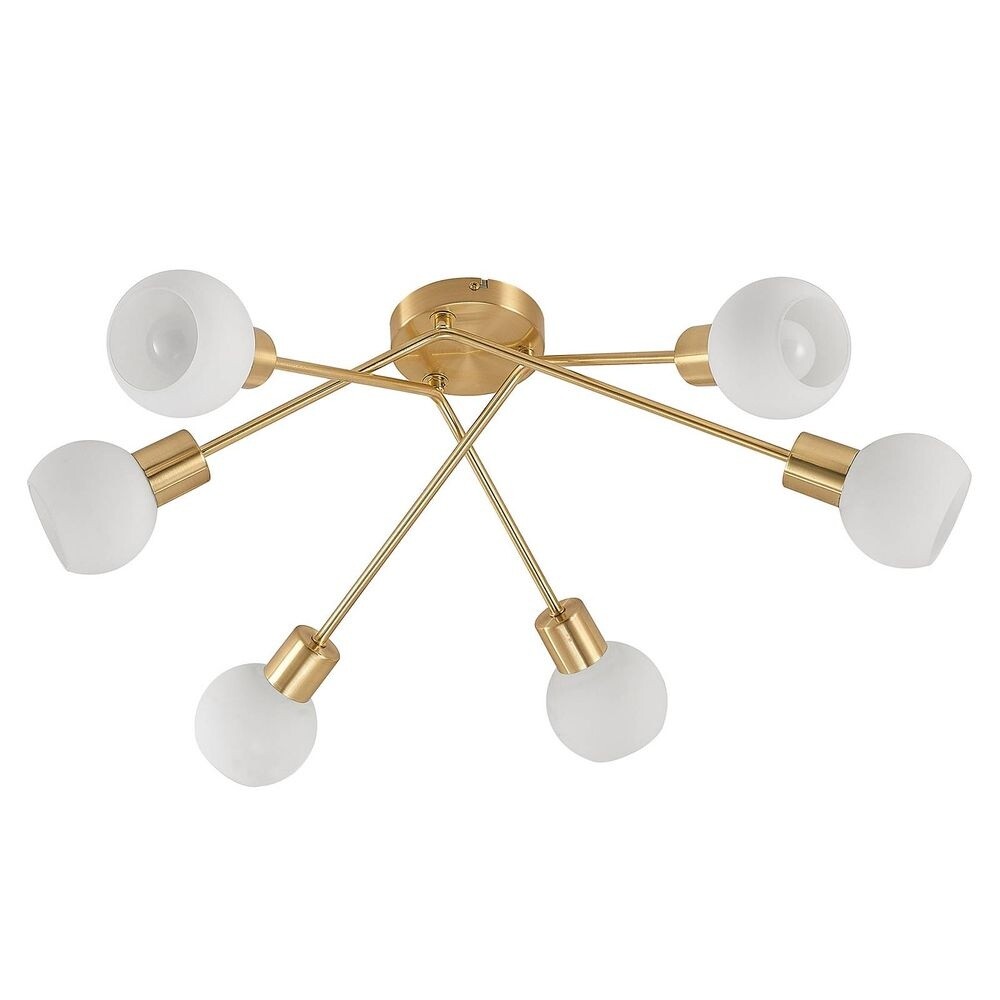 Lindby – Lioma 6 Loftlampe Brass Lindby