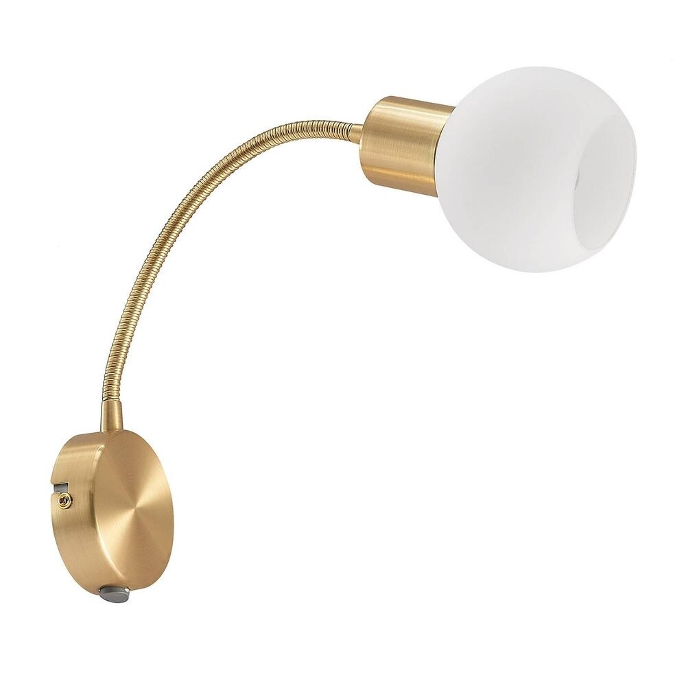 Lindby – Lioma Vägglampa Brass Lindby