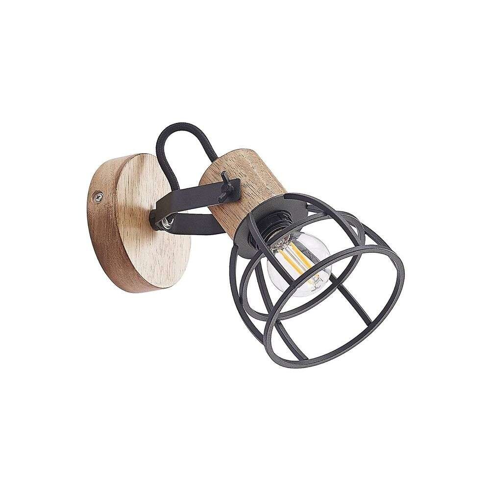 Lindby – Flintos Loftlampe Wood/Black