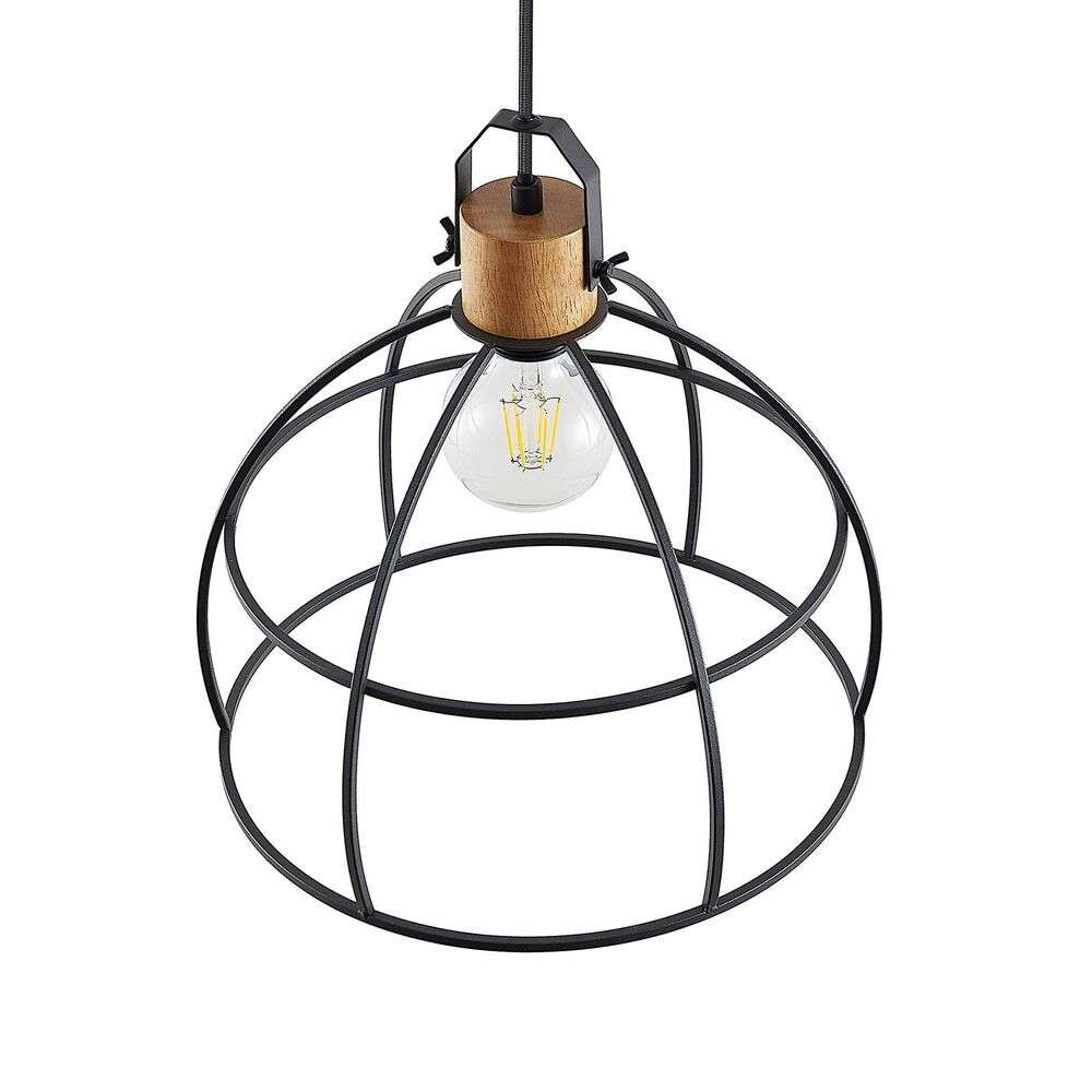 Lindby – Flintos Taklampa Black/Wood