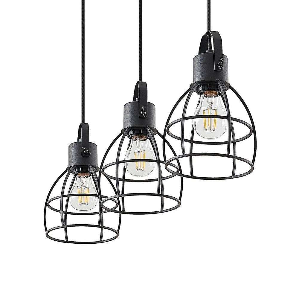 Lindby – Flintos 3 Taklampa Black