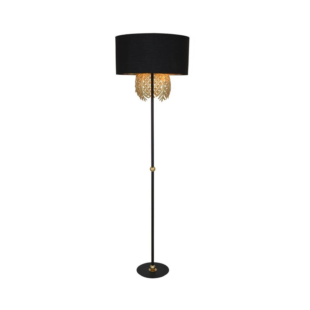 Lucande – Malviras Golvlampa Black/Gold