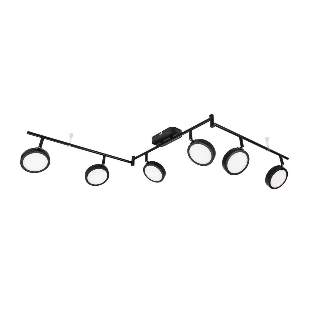 Lindby - Neros 6 Plafonnier Black